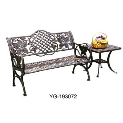 China Park Bench And Modern Outdoor Park Benches With Steel Frame And Cast Iron Park Bench for sale