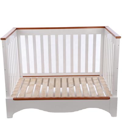 China Simplicity Wholesale Price Baby Furniture Bedroom Combination Modern Outdoor Large Portable Folding Wooden Bed for sale