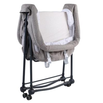 China Simple,Stylish,Portable Foldable Crib Baby Crib Simple Portable Crib Good Quality Baby Accept OEM Save Space For 0~12 Months 1pcs for sale