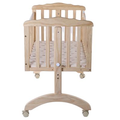 China Modern and Simple Modern and Simple Wooden Baby Crib Rock Sleeper Newborn Cozy Wooden Baby Sleepers for sale