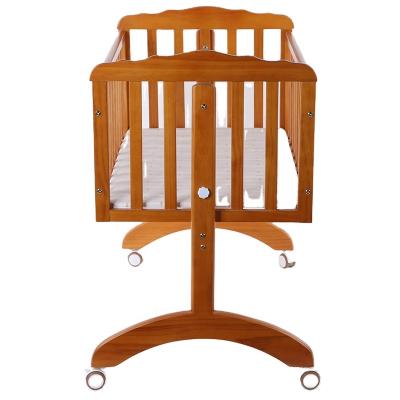 China Environmental protection 2021 modern simple fashion the price of simple baby cot baby crib portable crib bed for sale