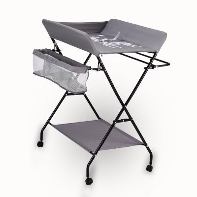 China Export minimalist hot sale cheap baby table metal baby care changing table for sale