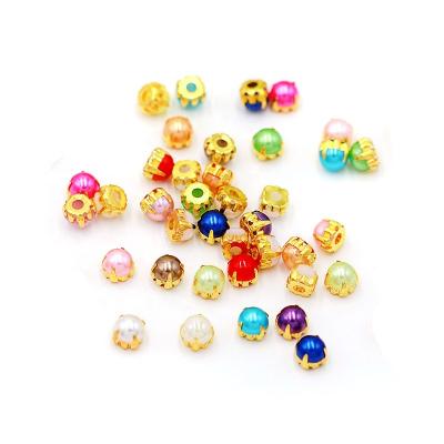 China Shinny Netting Top Fashion Round Shoes DIY Rhinestones Oriental Bling Star Shinny Green for sale