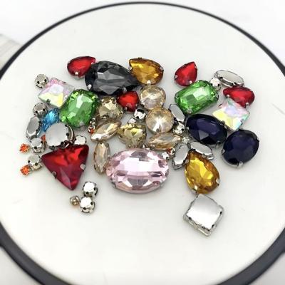 China Environment Inspection Manufacture Wholesale DIY Promotion Bags Nail Art Stone Backing Mixed Color Rhinestones Crystal for sale