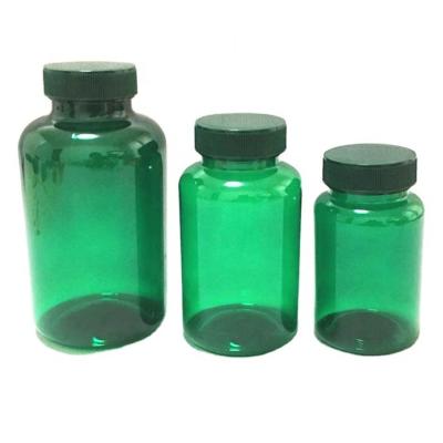 China 120ml 150ml 200ml Medicine Green Medicine Bottles 4oz Pill Container Tablet Plastic Pharmaceutical Bottle for sale