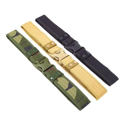 China Outdoor activities wholesale outdoor universal nylon waterproof oxford adjustable military tactical waist belt for sale