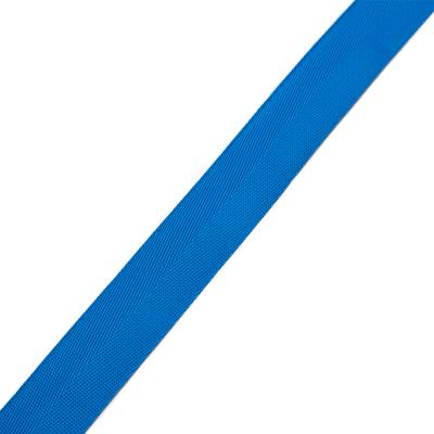 China Polyester viable blue webbing Anti-UV herringbone and special polyester ribbons fire resistance webbing for sale