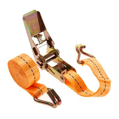 China Making Cargo Strap Lashing Recovery Retractable Lashing Strap Cam Buckle Ratchet Link Down Straps Belt Set for sale