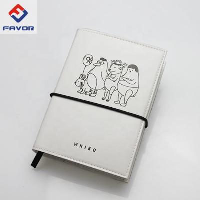 China Custom Mini Cover Blank Dot Grid Graph Paper Leather Smart Notebook for sale