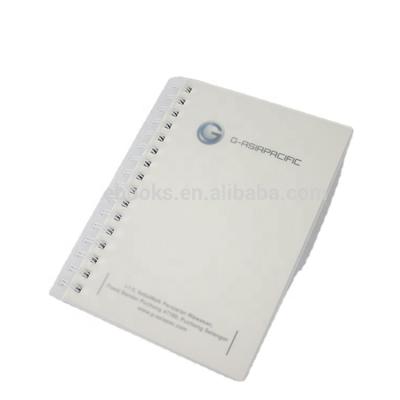 China Purchase spiral notebook in china a5 plain pp spiral notebook with colorful page wholesale for sale