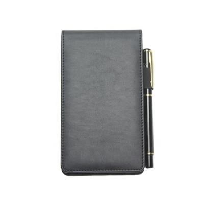 China High quality custom perforated leather padfolio in mini notepad leather for sale