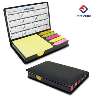 China Self Adhesive School Supplies Color Executive Edge Printing Leather Notepad for sale