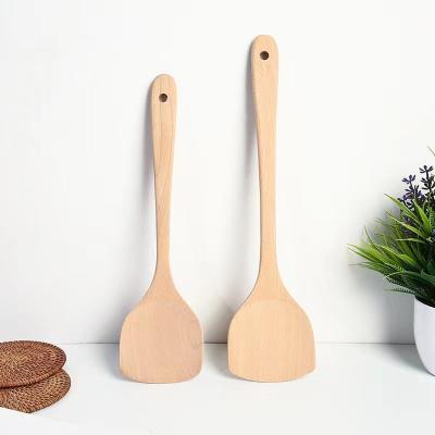 China Sustainable Wholesale Kitchen Supplies Soup Spoon Spatula Teak Kitchen Utensils Wooden Spoons for Cooking Set for Kitchen utensilios de for sale