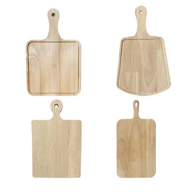 China Sustainable Best quality wooden pizza serving plate different size and natural wood color for pizza serving pan plate for use for sale