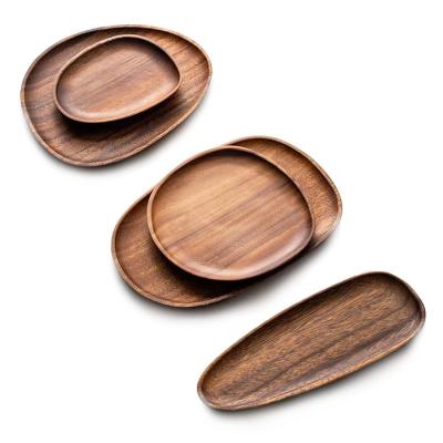 China Sustainable Wooden  Board Charcuterie Boards for Bread, Fruits, Cheese and Serving Party plate Japanese tea set Simple plate for sale