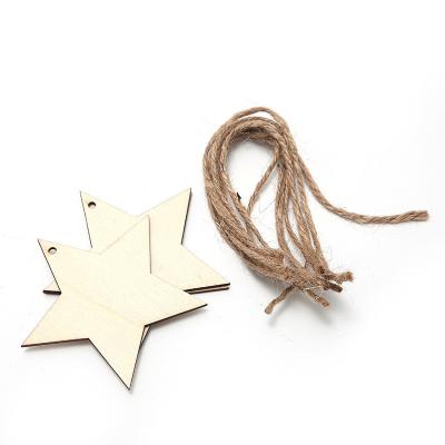 China Europe China supplier Customized Wooden Ornaments Basswod Wooden Tag for DIY for sale