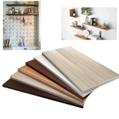 China Contemporary Support Customization Wall Mounted Rustic MDF Floating Shelves Manufacture for sale