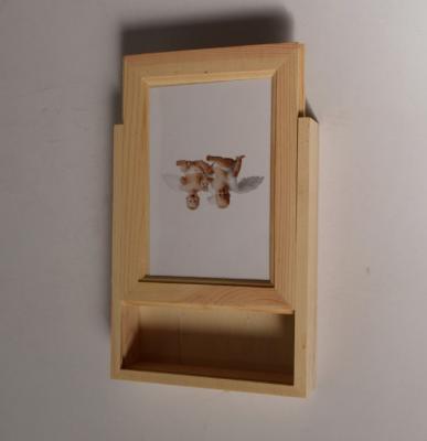 China China Wooden Shade Box Photo Frame Wooden Box MDF Love Keepsake Box Picture Wooden Picture for sale