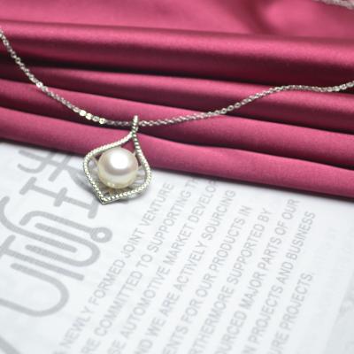 China Cute 925 Sterling Silver High Gloss Pearl Cage Pendant Holder Jewelry Pearl Craft for sale