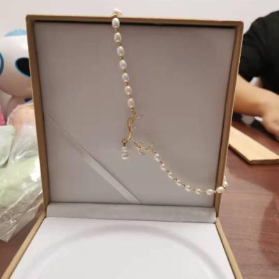 China Custom Cheap Price DIY Romantic Freshwater Pearl Necklace Choker Necklace for sale