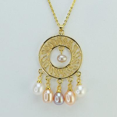 China Cute Ladies Jewelry Pearl Set Oyster and Pearl Pendant Set Sweater Sets with Pearls for sale