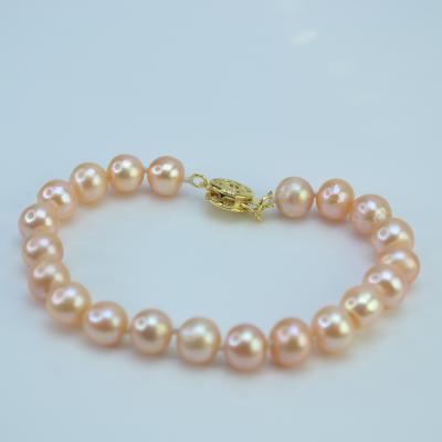 China Cute baroque freshwater pearl opening bracelet rose pearl bracelet pearl jewelry craft for sale