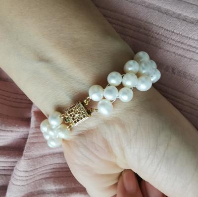 China The Other Princess 2020 New Arrival Fashion Jewelry Natural Freshwater Pearl Bead Bracelet Cut Charm Bracelets for sale