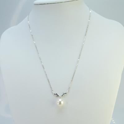 China Wholesale Price Cute High Glossy Quality China White Pearl Necklace Set Pearl Jewelry Set for sale