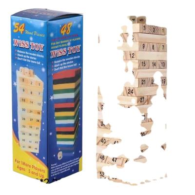 China Europe Amazon best selling cheap price wooden jenga towers giant jenga game blocks toys for kids for sale