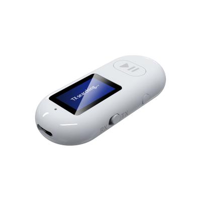 China Type-c AUX. GXYKIT GR05 Handsfree 200 mah 3.5mm Charging Port 2 in 1 Bluetooth Audio Transmitter Receiver for sale