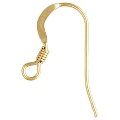 China Jewelry Never Fade Jewelry 14K Good Quality Earring Hook For DIY Jeweley for sale