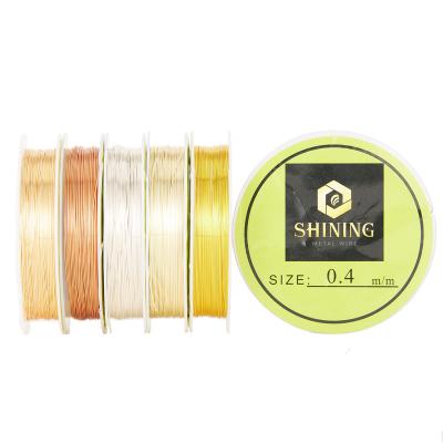 China Jewelry Making Good Quality Silver Plated Soft Wire Copper Materials For Handmade Accessories for sale