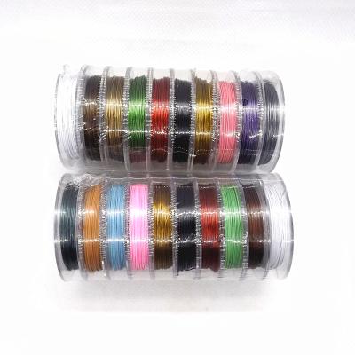 China DIY Jewelry Making Wholesale 10m/Roll 0.38mm Stainless Steel Wire Tiger Tail Beading Wire For Jewelry Making for sale