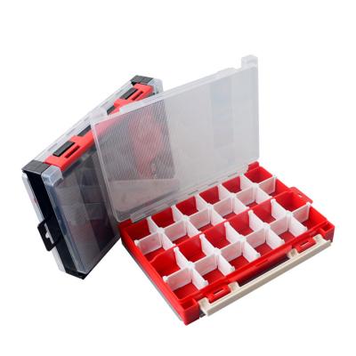 China Multifunctional Plastic PP Double Sided Fishing Tackle Box for sale