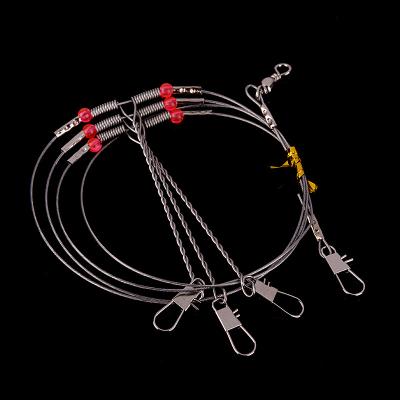 China FRP Rod Fishing Tackle Accessories Stainless Steel Rigs Balance Rope Line Swivel Twine Hooks Bracket Wire Leader for sale