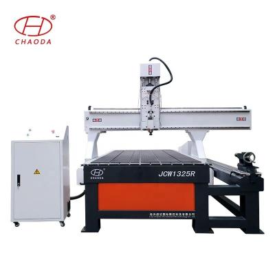 China Honest Shandong Machinery 4 Axis CNC Router Engraver Machining Center 1300x2500x300mm for sale