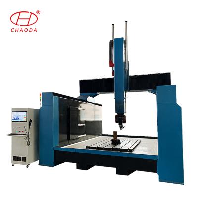 China Large Hotels Gantry Moving CNC Milling Machine 5 Axis For Making Mold 3D Statue Sculptures for sale