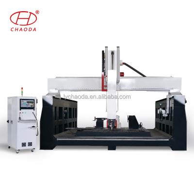 China 5 axes contouring and cnc milling machine/stone vase making machine JC--5AXIS for sale