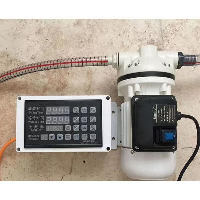 China Restaurant Small Single Head Magnetic Pump Filling Machine with Motor Core Components for sale