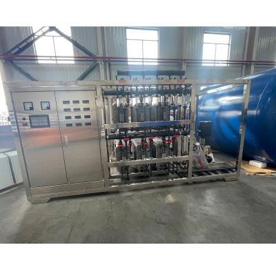 China Módulo de electrodeionización de 30 toneladas controlado por PLC para la purificación de agua ultrapura RO en venta