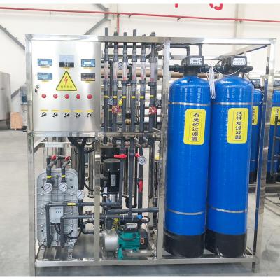 China UF Módulo 0.0001-0.001um 500LPH Sistema de tratamiento de agua EDI RO ultrapuro purificado para agua en venta