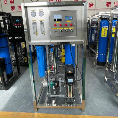 China Stainless Steel/FRP Vessel RO Reverse Osmosis Water Purification Equipment 500L/Hour for sale