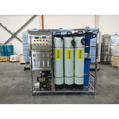 China Industrial Reverse Osmosis Water Purification Filter with UF Module and 500L Capacity for sale