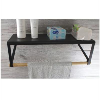 China Other Wall mounted shelf with towel rack towel holder for sale