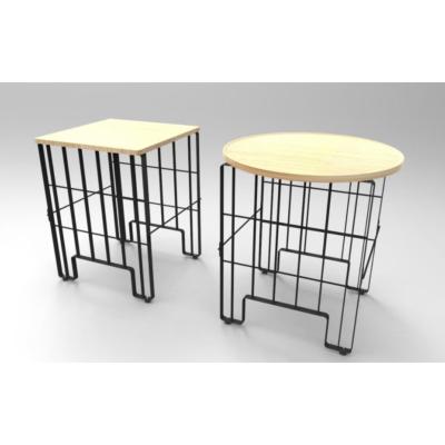 China Modern Side table coffee table MDF top for sale