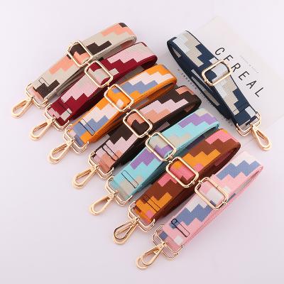 China New Cloth Bag Strap Case Accessories Shoulder Bag Long Strap Printing Webbing Wide Web Strap Nylon Bag Strap for sale