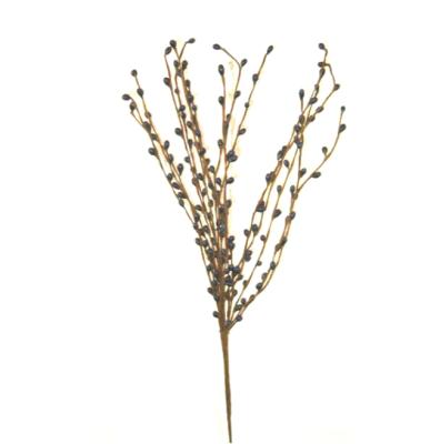 China 13 Inch Artificial Dark Blue Pip Berry Pick For Christmas Decoration Flower Arrangement H1330 for sale