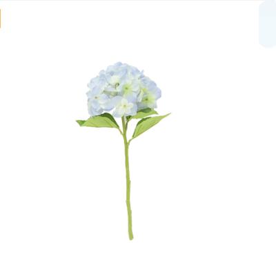 China Flower Arrangement Wedding Decorations 22cm Artificial Silk Hydrangea Flower Pick for sale