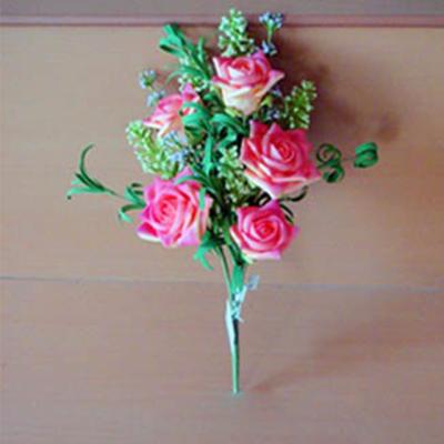 China Flower Arrangement 40CM Loose Flowers & Bunch, Floral Fillers W/5 Roses for sale