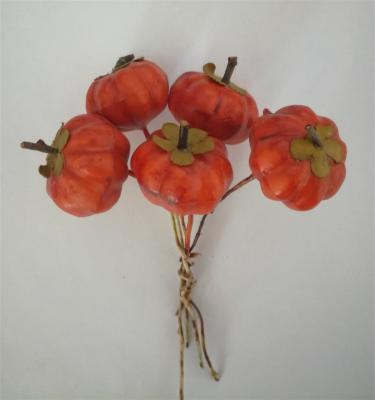 China 2018 New Arrivals Pumpkin Flower Stem For Halloween Decorations for sale